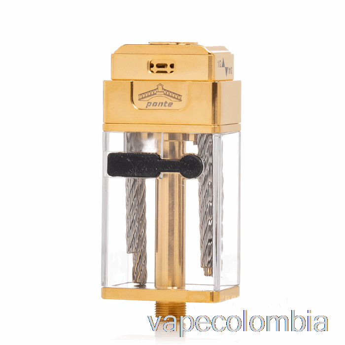 Vape Desechable Orca Vape X Mrjustright1 Ponte Xl Rdta Stubby Tank Dorado